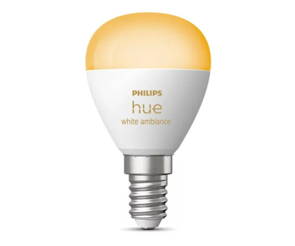 Inteligentne oświetlenie Philips Hue Philips Hue White ambiance Żarówka kulka E14 470 lm